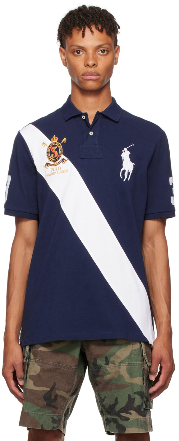 

Темно-синее хлопковое поло Polo Ralph Lauren