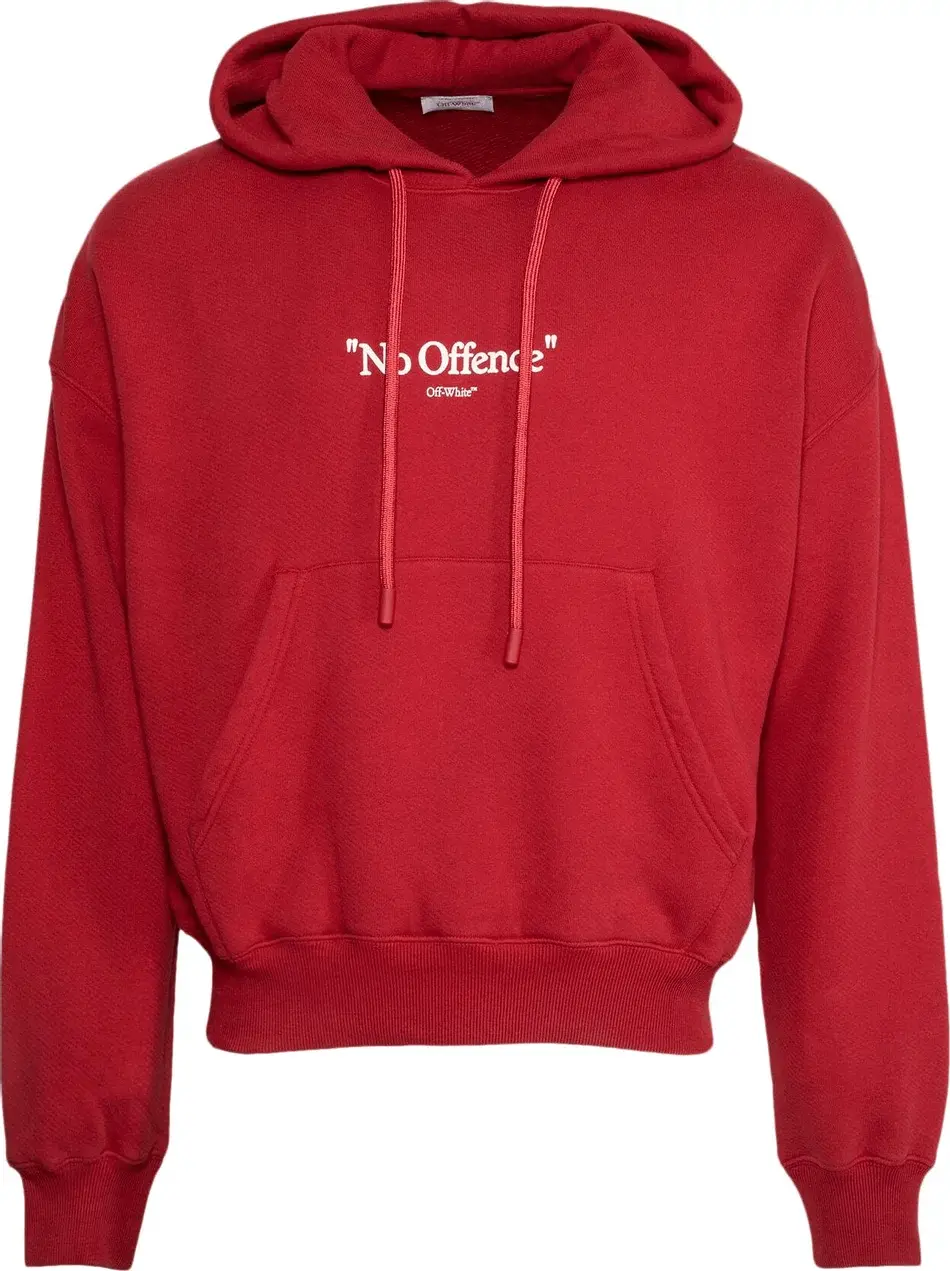 

Худи Off-White No Offence Over, красный