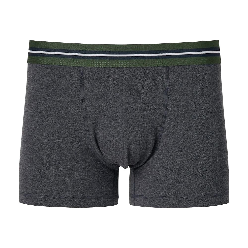 

Боксеры Uniqlo Cotton Waist Low Rise, темно-серый