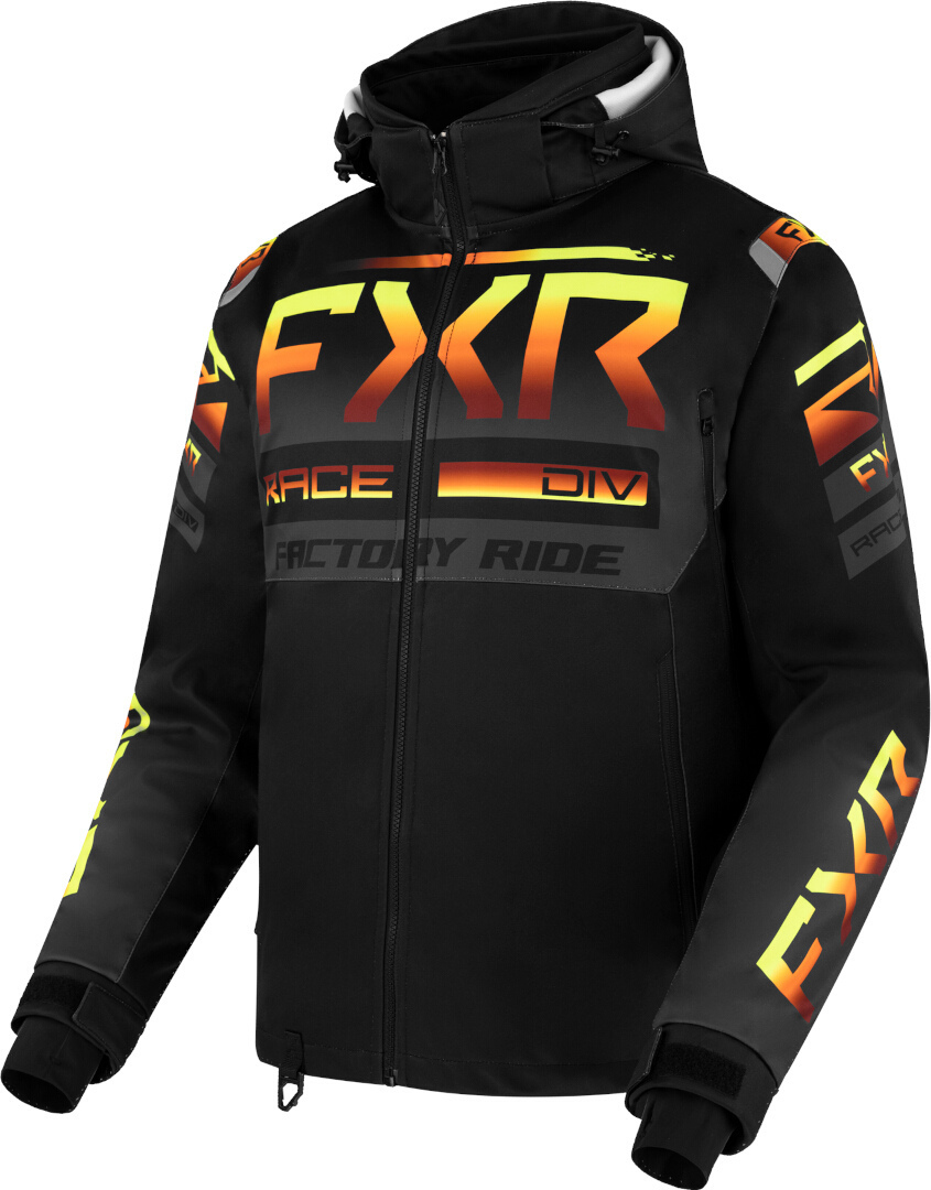 Куртка водонепроницаемая FXR RRX для мотокросса, черный/серый/желтый водонепроницаемая куртка для мотокросса rrx fxr черный серый желтый