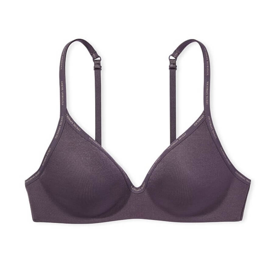 

Бюстгальтер без косточек Victoria's Secret The T-shirt Lightly Lined, фиолетовый