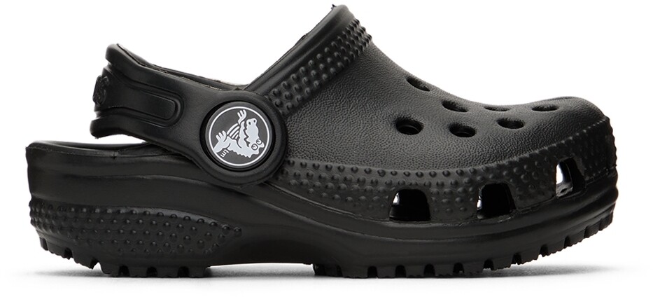 

Детские черные классические сабо Crocs