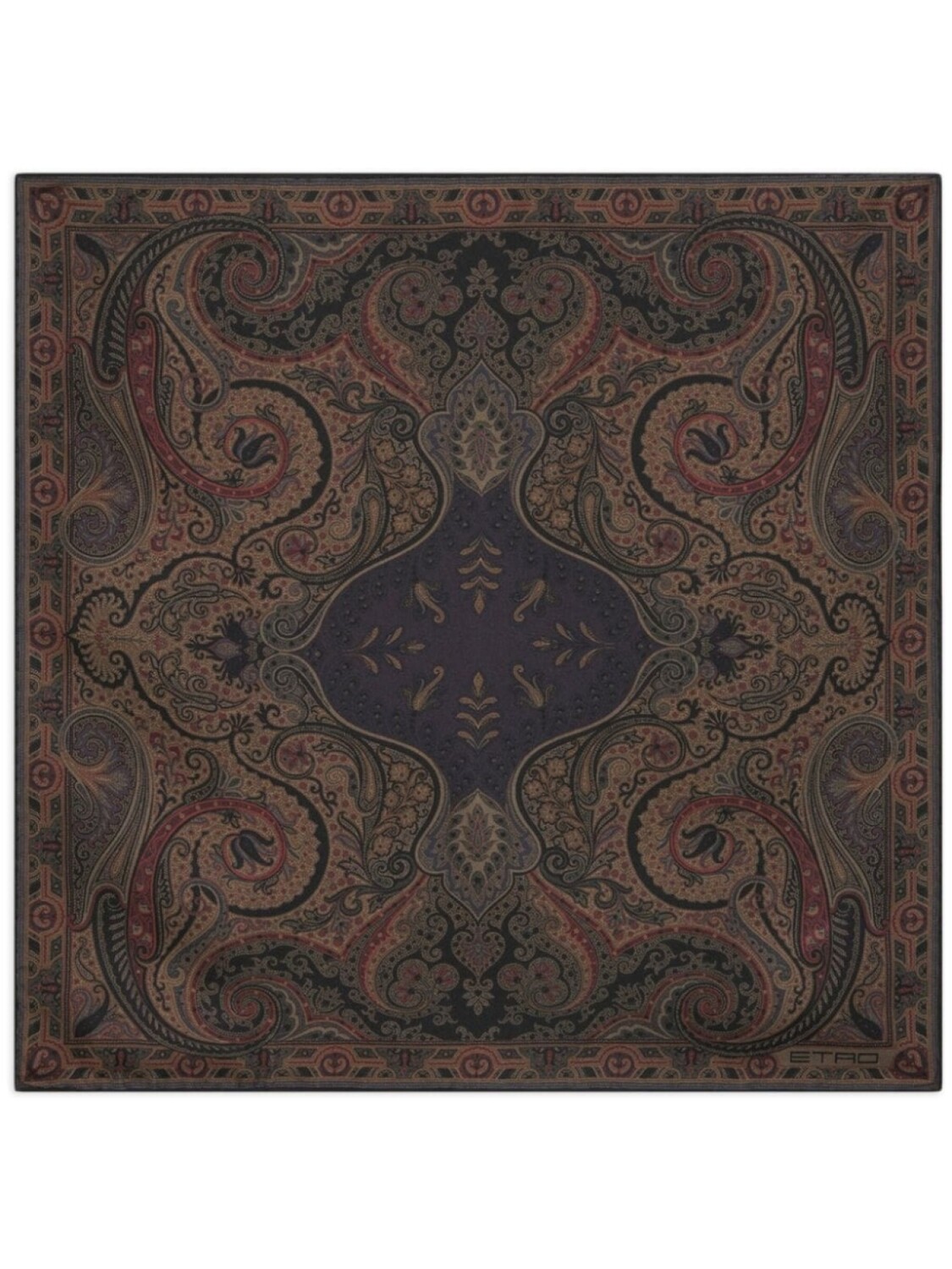 

ETRO шелковый платок-паше с принтом пейсли, нейтральный цвет
