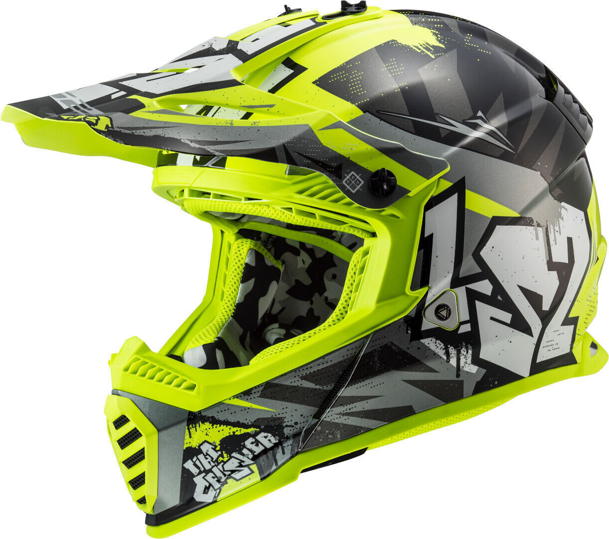 

Шлем LS2 MX437 Fast Mini Evo Crusher Детский для мотокросса