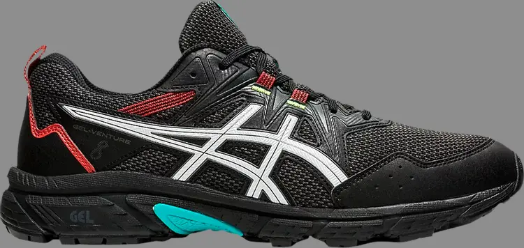 

Кроссовки gel venture 8 'black graphite grey' Asics, черный