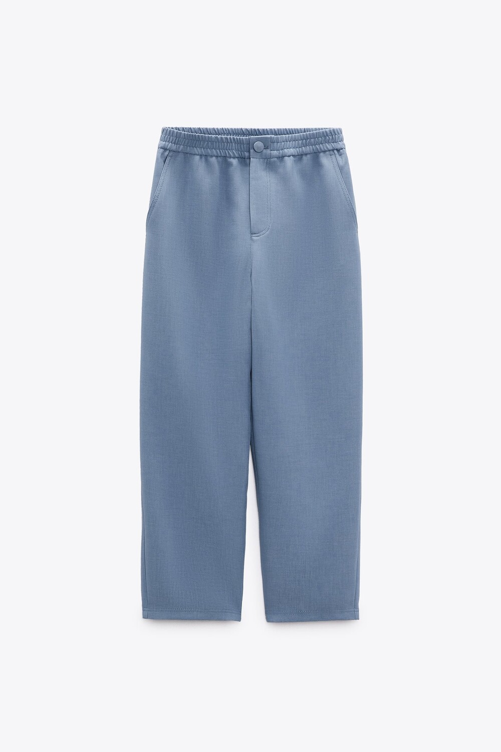 

Брюки carrot fit ZARA, синий