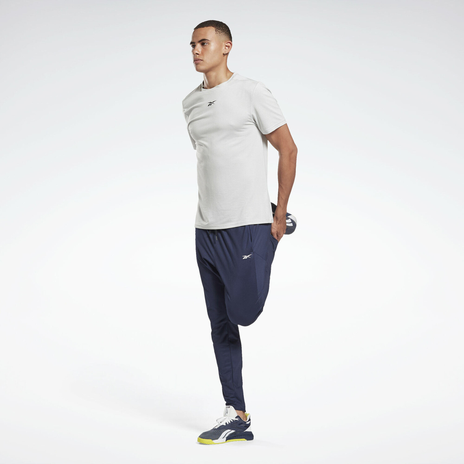 

Штаны спортивные Reebok, темно-синий