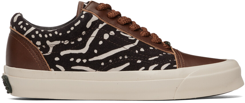 

Коричнево-белые кроссовки Taka Hayashi Edition Og Old Skool LX Vans