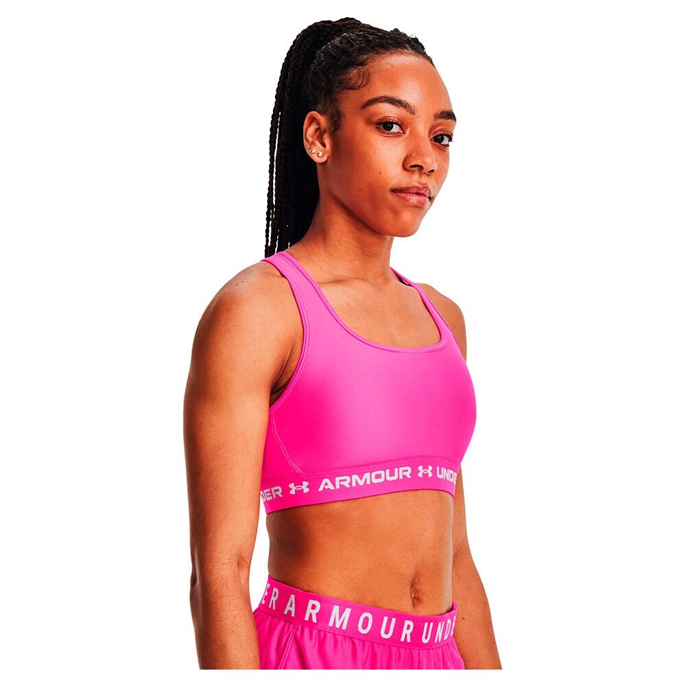 

Спортивный топ Under Armour Crossback Medium Support, розовый