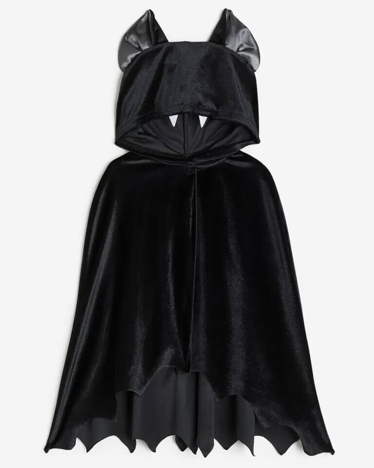

Карнавальная накидка H&M Velour Bat, черный