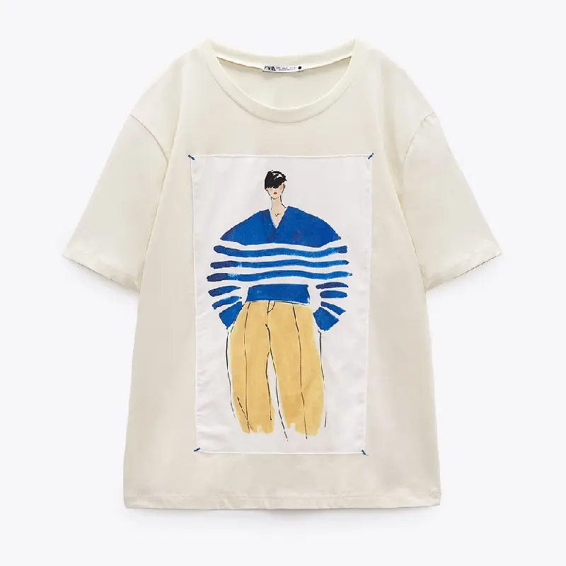 

Футболка Zara Girl, белый