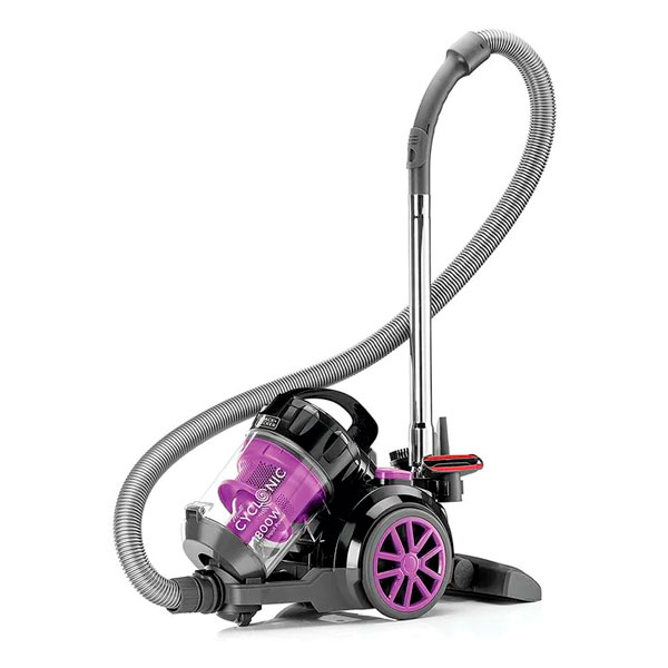 Пылесос Black+Decker Vacuum VM1880-B5, без мешка, чёрный-фиолетовый