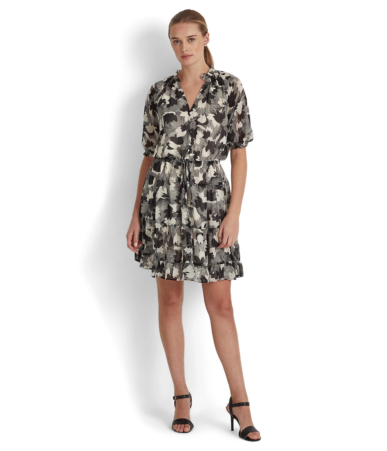 

Платье LAUREN Ralph Lauren, Floral Crinkle Georgette Dress