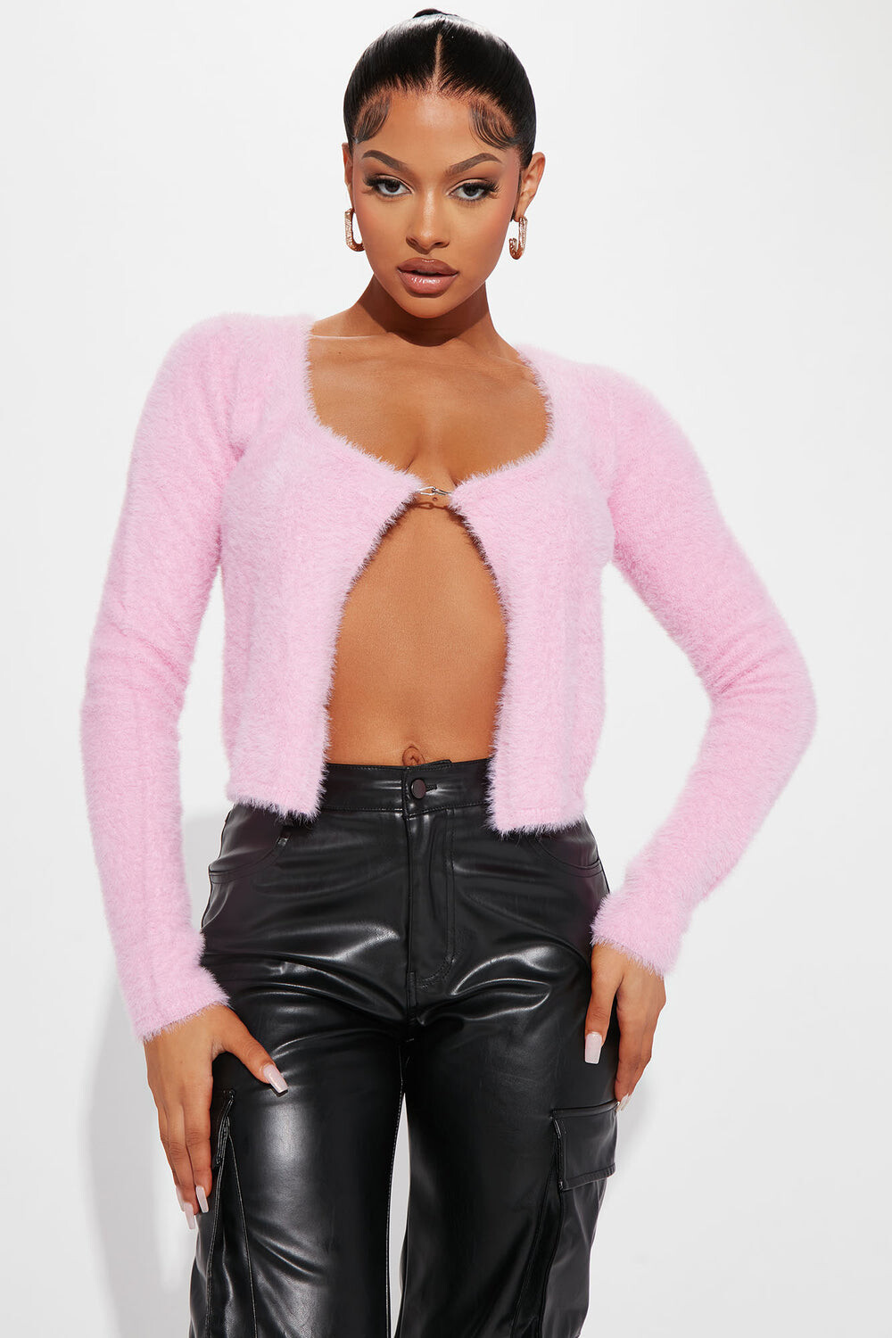 

Свитер Fashion Nova AA80260, розовый