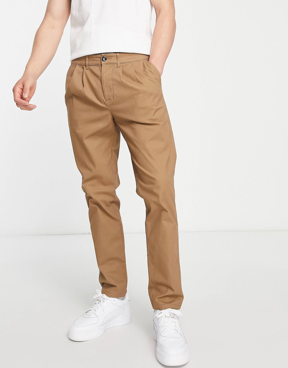 

Брюки чинос прямого кроя ASOS DESIGN
