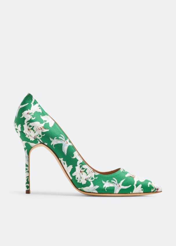 

Туфли MANOLO BLAHNIK BB pumps, принт