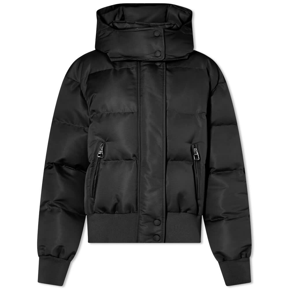 

Пуховик с граффити Alexander McQueen, Черный