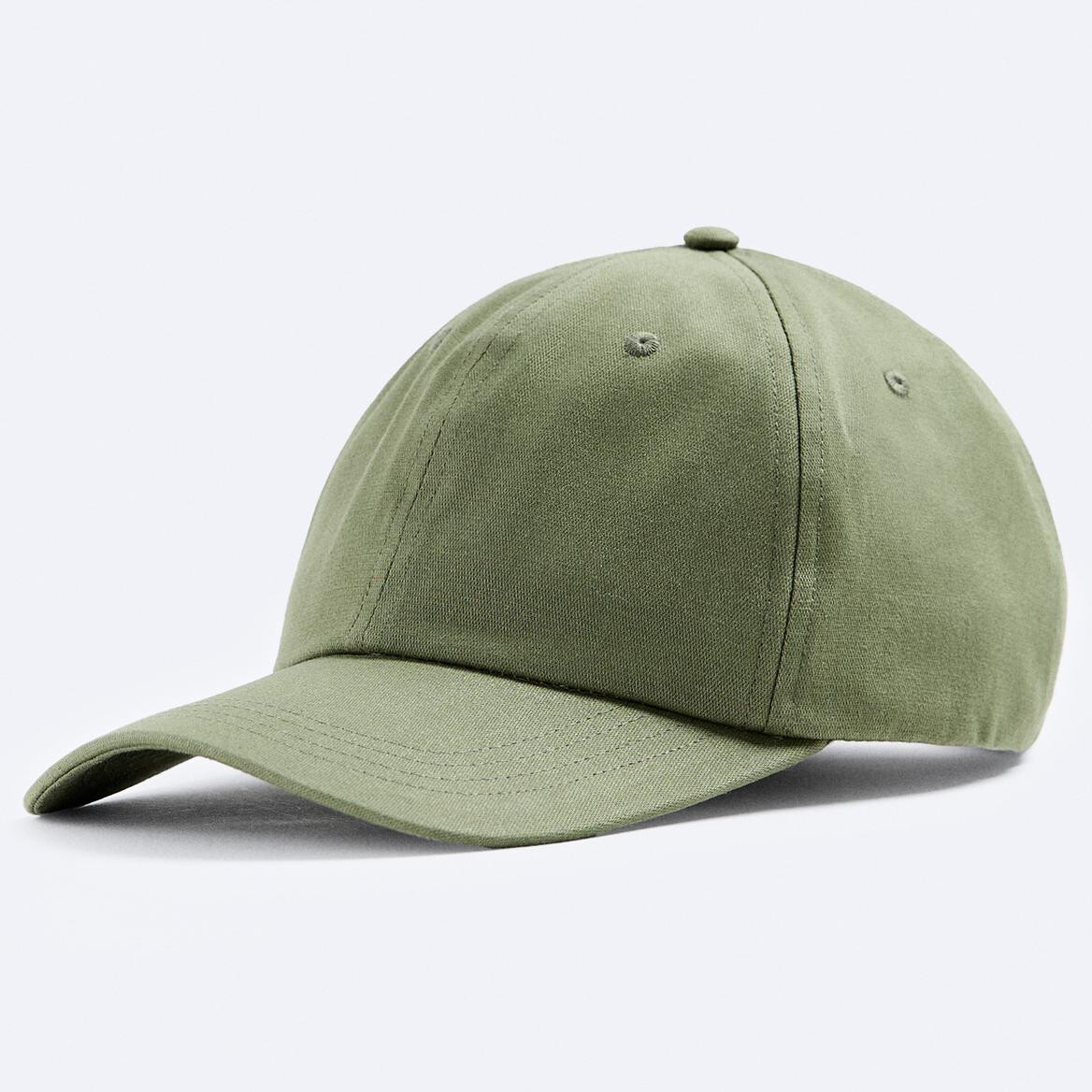 

Бейсболка Zara Basic, хаки