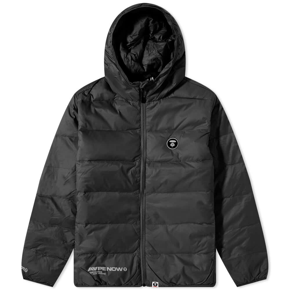 

APE Легкая пуховая куртка с капюшоном AAPE Now AAPE by A Bathing Ape, Серый