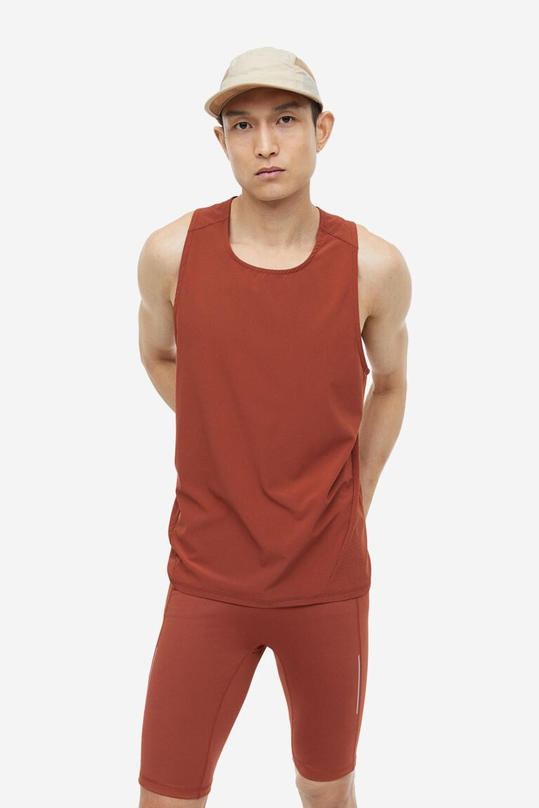 

Спортивная майка DryMove H&M, коричневый