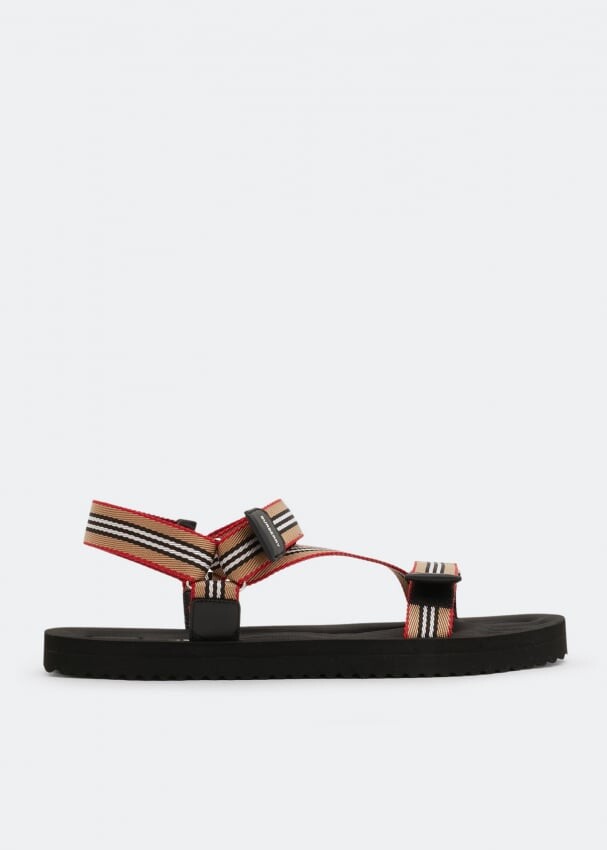 

Сандалии BURBERRY Patterson sandals, бежевый