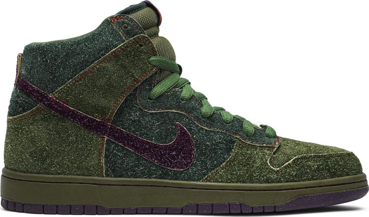 Лимитированные кроссовки Nike Dunk High Premium SB 'Skunk', черный - фото