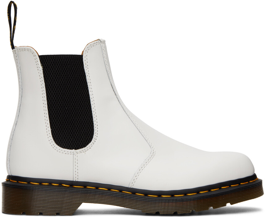 

Белые ботильоны 2976 Dr. Martens