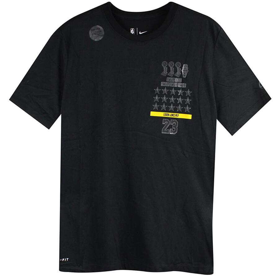 

Футболка Nike Dri-Fit MVP LeBron James, черный/желтый