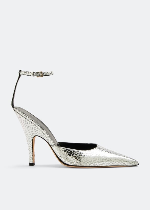 

Туфли BY FAR Eliza pumps, серебряный
