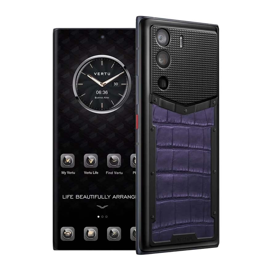 

Смартфон Vertu Metavertu Alligator 18Гб/1Тб, 2 Nano-SIM, черный/фиолетовый