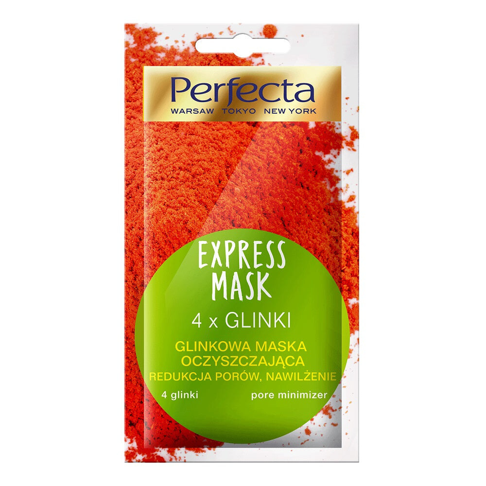 

Perfecta Экспресс-маска Глиняная очищающая маска для сужения пор и увлажнения 8мл