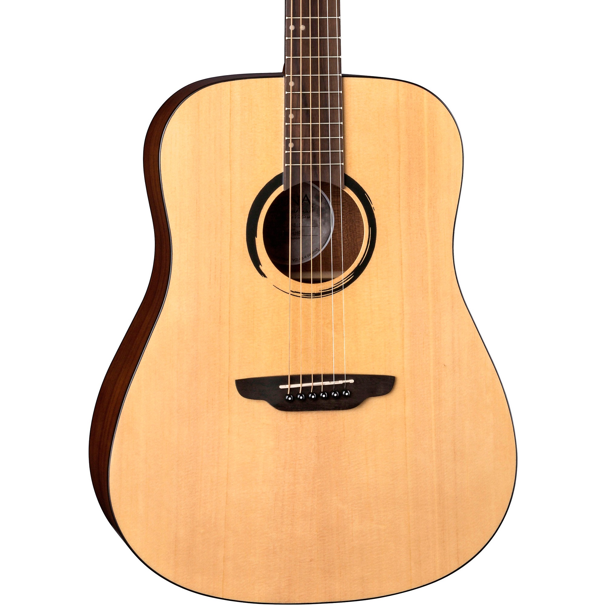 цена Luna Guitars WABI SABI Dreadnought Акустическая гитара с твердым верхом Satin Natural