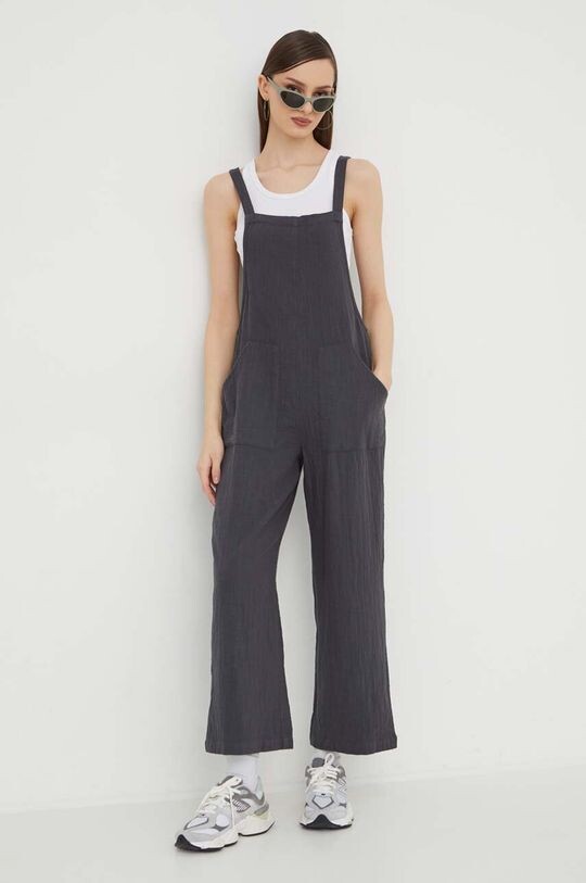 

Хлопковый комбинезон Billabong, серый