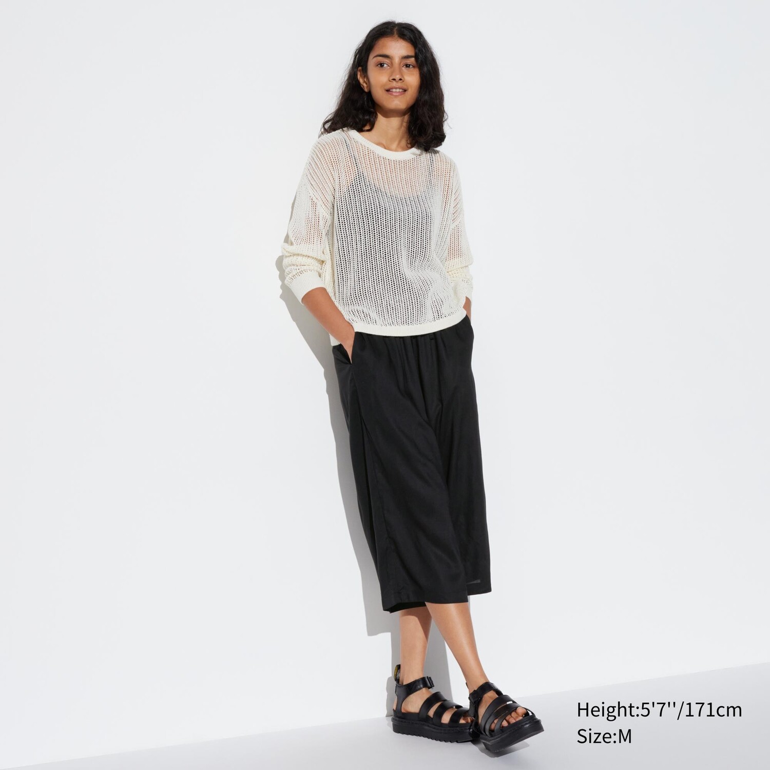

Шорты Uniqlo Relaco 3/4, черный