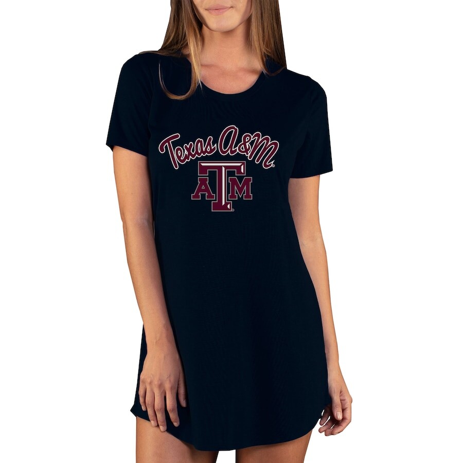 

Ночная рубашка Concepts Sport Texas A And M Aggies, черный