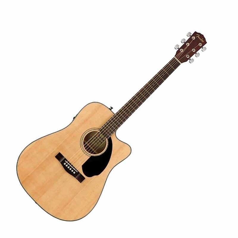 

Акустическая гитара Fender CD-60SCE Solid Spruce/Mahogany Cutaway Dreadnought with Electronics - Natural