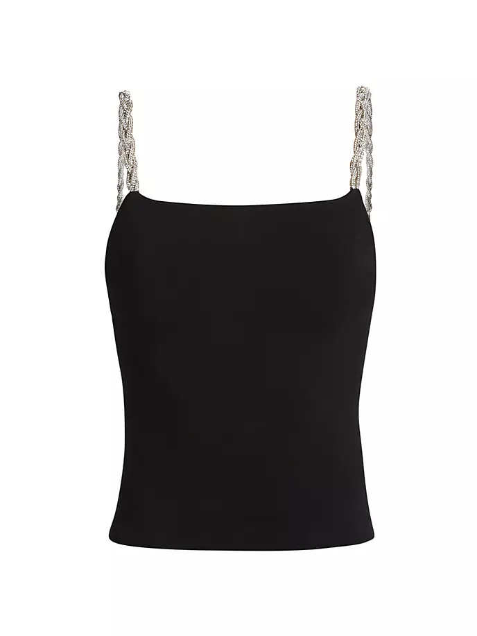 

Украшенная майка Drina Alice + Olivia, черный
