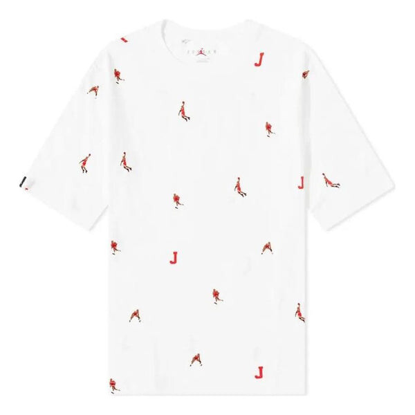 

Футболка Air Jordan Allover Jumpman T-Shirt 'Holiday-White', белый