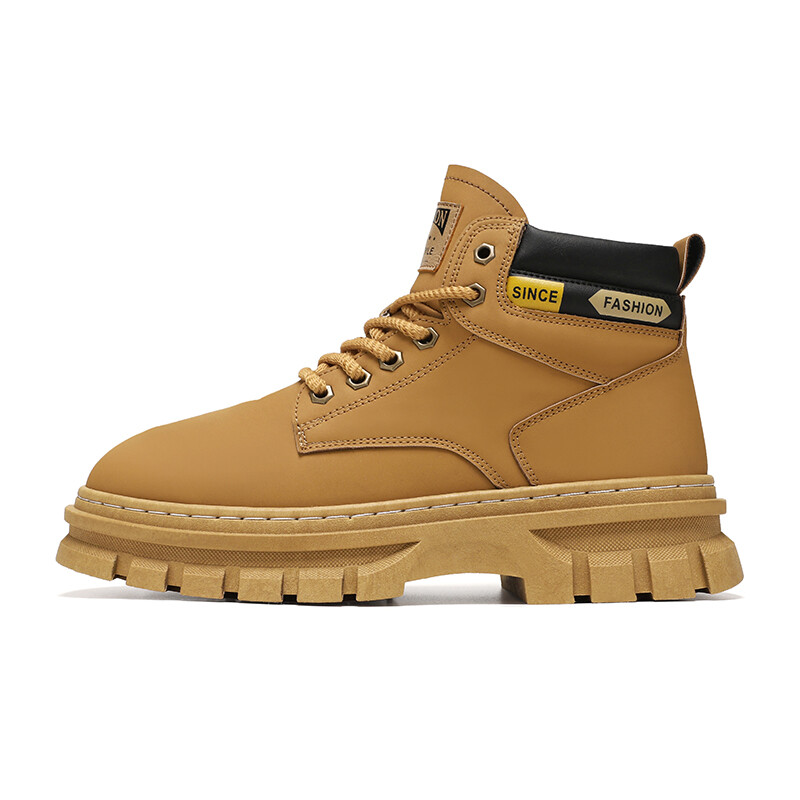 

Мужские ботинки Cahhrrn X Martin Boot Men Beige City Camel