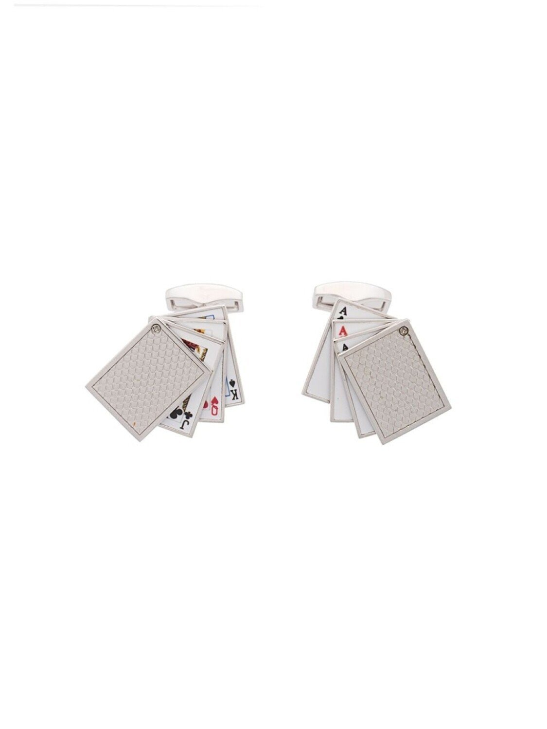 

Запонки Moving Playing Cards Tateossian, металлик