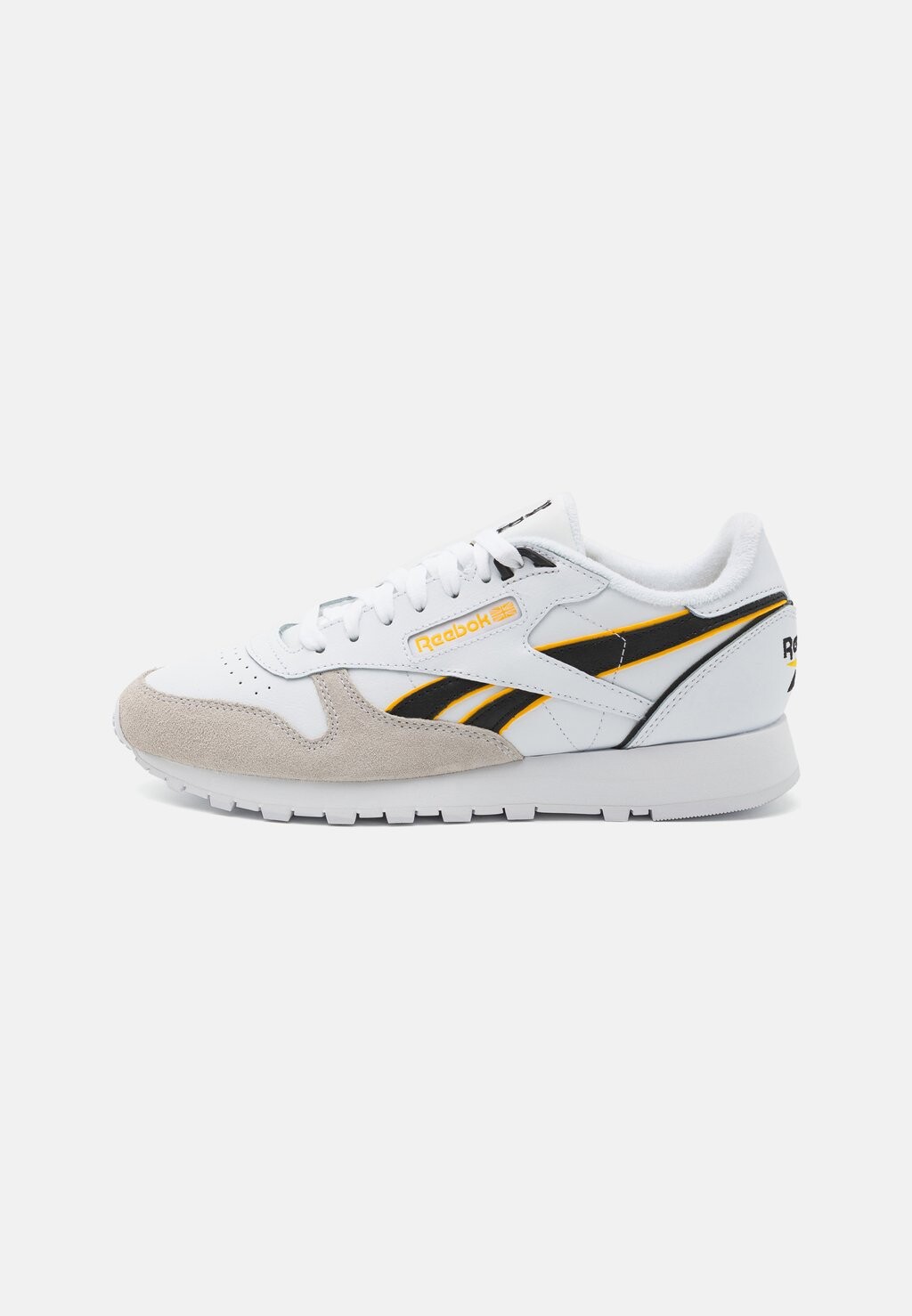

Полукеды CLASSIC UNISEX Reebok, обувь белый/черный/всегда желтый, Черный;серый