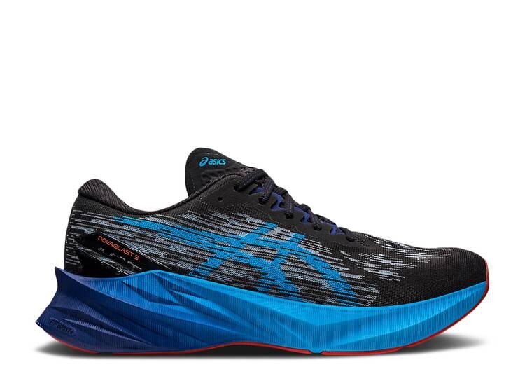 

Кроссовки ASICS NOVABLAST 3 'BLACK ISLAND BLUE', черный