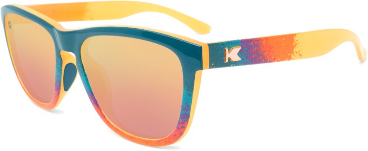 цена Спортивные поляризованные солнцезащитные очки премиум-класса Knockaround, оранжевый