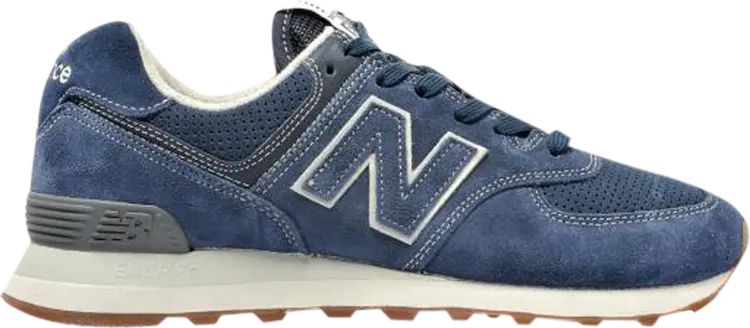 

Кроссовки New Balance 574 Suede 'Pigment', черный