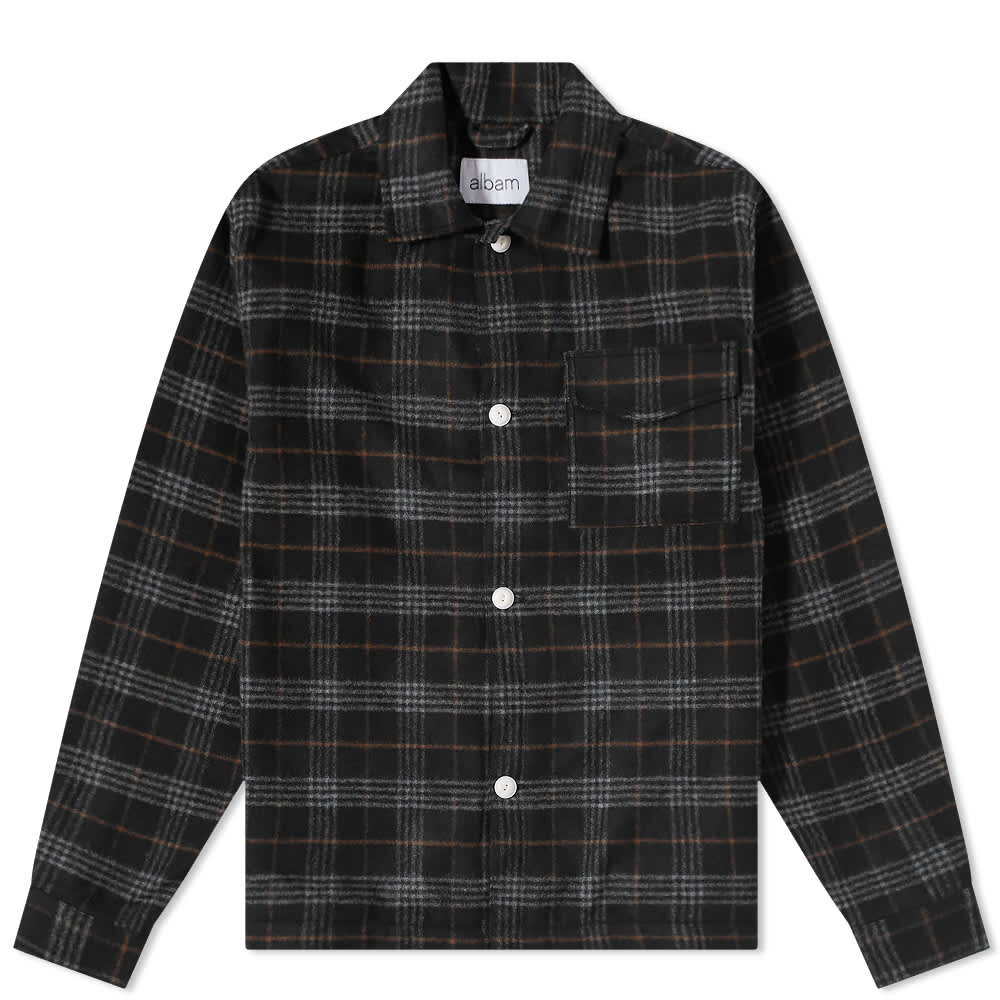 

Рубашка Albam Kennedy Wool Check Overshirt