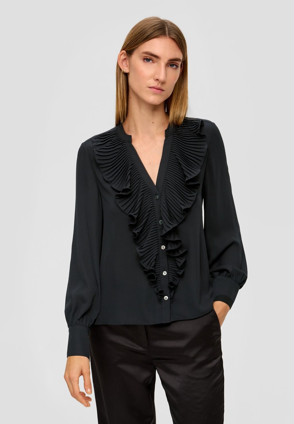 

Рубашка s.Oliver BLACK LABEL, черный