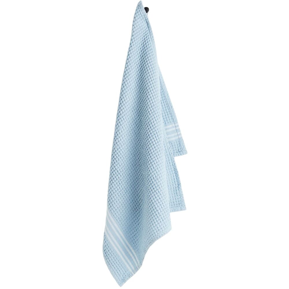 

Полотенце кухонное H&M Home Waffled, голубой
