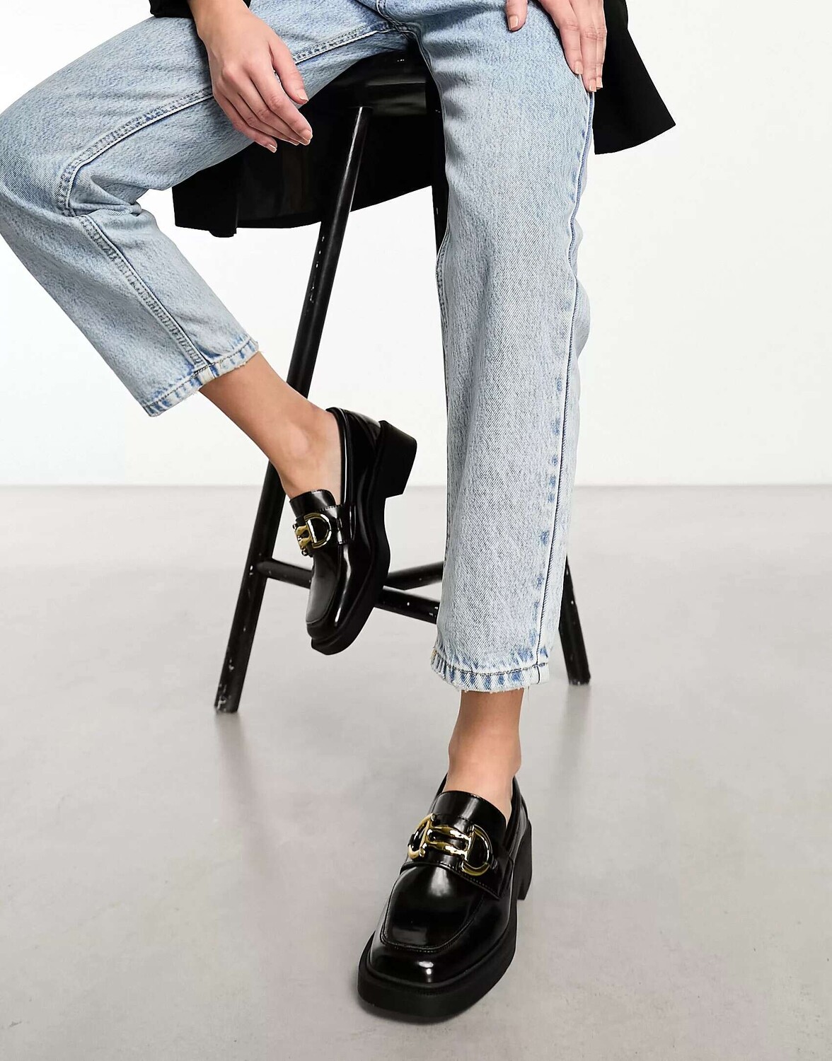 

Черные лоферы ASOS Memoir, Черный