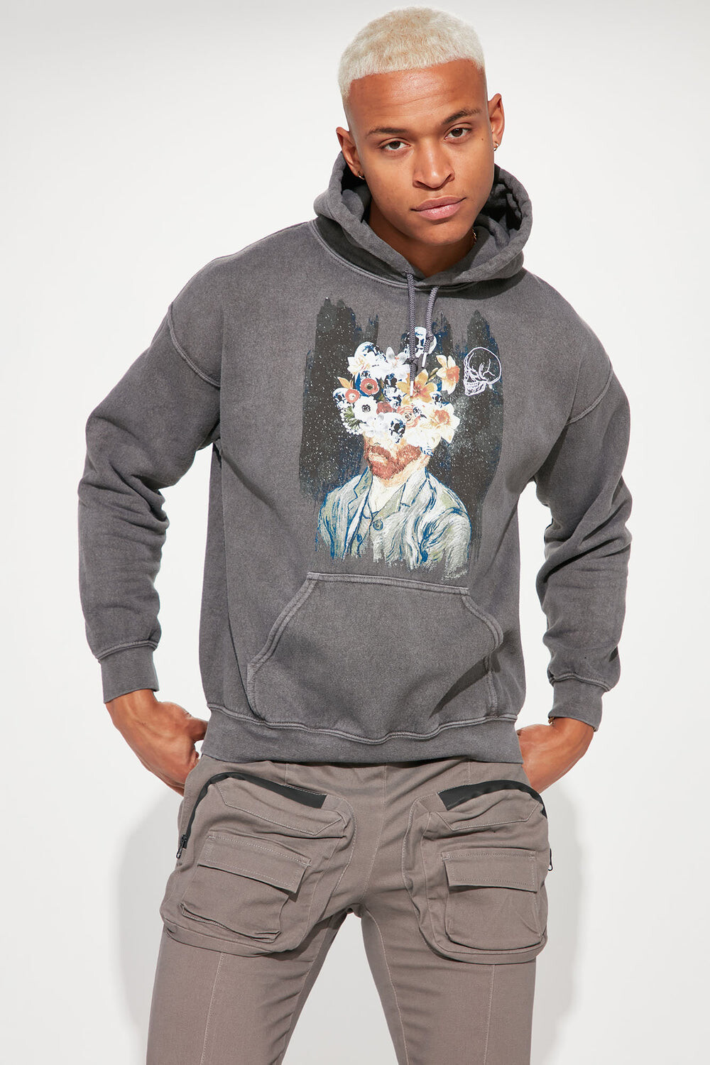 

Худи Fashion Nova M185001441V, серый