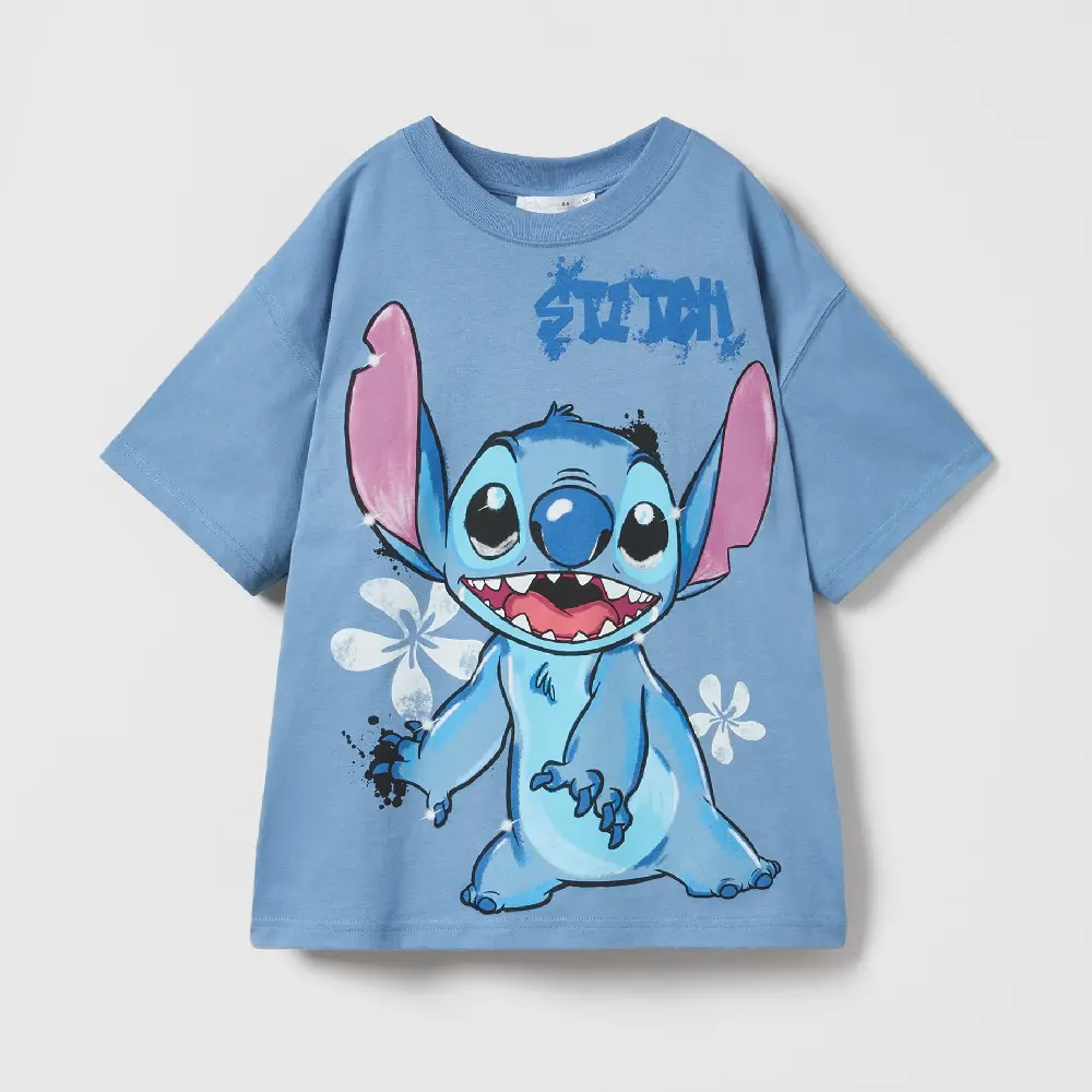 

Футболка Zara Lilo & Stitch Disney, синий
